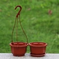 thumbnail image 2 of Flower Basket Reusable Heighten Plastic Hanging Planter Decor Pot for Outdoor, 2 of 10