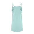 thumbnail image 3 of RBCKVXZ Robe Courte Athlétique Sans Manches pour Femmes avec Short Intégré Été Tennis Entraînement Active Combinaison Sportive Bretelles Spaghetti Robes Bleu Clair TTG, 3 of 6