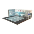 thumbnail image 1 of Milaget 1/64 Parking Lot Layout Nonslip Diorama Model Building for Vehicle Scene Toy Style B, 1 of 9