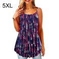 thumbnail image 1 of ziyahi Summer Tops Strap Scoop Neck Vest Sleeveless Printed Women Cloth, Type 6, 5XL, 1 of 5