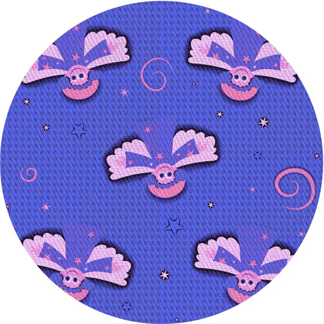 Ahgly Tapis Rond Lavable en Machine Intérieur Transitionnel Bleu Ardoise Clair, 4 Pieds Rond