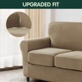 thumbnail image 4 of CHUN YI Sofa Cover with Separate Cushion Slipcover Stretch Checks, 4 of 7