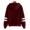 thumbnail image 2 of Meichang Sweat-Shirt pour Femmes Col Rond Manches Longues Pull Décontracté Mode Amour Graphique Sweat-Shirts Amples Épaules Tombantes, 2 of 4