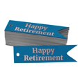 thumbnail image 1 of Inkdotpot Pack Of 50 Happy Retirement Favor Paper Tags Craft Real Rose Gold Foil Hang Tags, 1 of 6