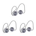 thumbnail image 4 of yingyy 1/2/3/5 2 Pieces Curtain Tieback Round Polyester Replacement Simple Style Household Kitchen Sunshade Drape Fixing Fastener Grey 3PCS, 4 of 6