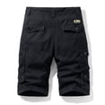 thumbnail image 4 of cllios Pantalon Cargo Classique pour Hommes Bermuda Décontracté Short de Travail Extérieur Jambe Droite Pantalon de Travail Léger Short de Randonnée avec Multiples Poches, 4 of 7