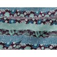 thumbnail image 5 of oneOone Viscose Jersey Chocolate Brown Fabric Floral Craft Projects Decor Fabric Printed By The Yard 60 Inch Wide, 5 of 5
