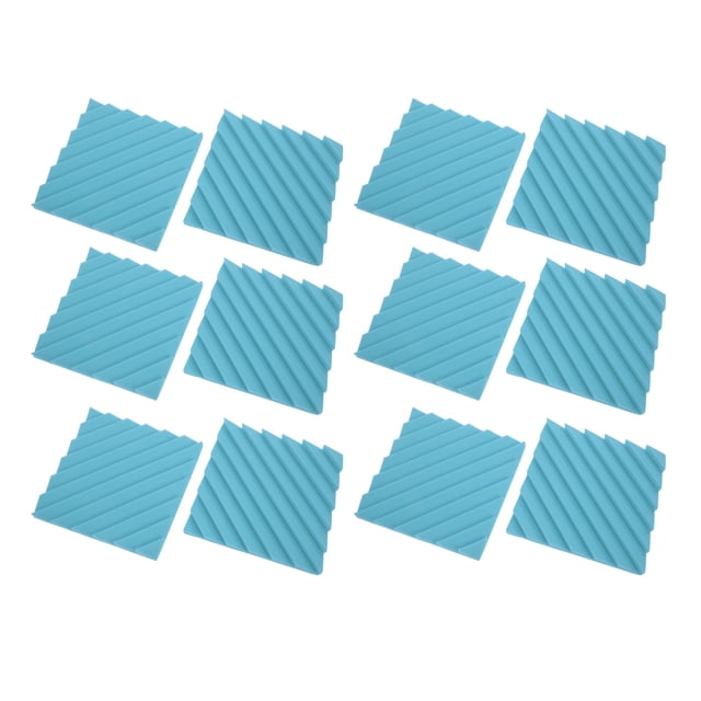 Soundproofing Studio Foam, High Density Acoustic Panel For Concert Hall Sky Blue