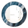 thumbnail image 2 of Designart 'Splash Blue Indigo' Modern Mirror - Oval or Round Wall Mirror - 24x24, 2 of 4