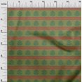 thumbnail image 2 of oneOone Organic Cotton Poplin Twill Fabric Leaves & Lotus Block Print Fabric BTY 42 Inch Wide, 2 of 4