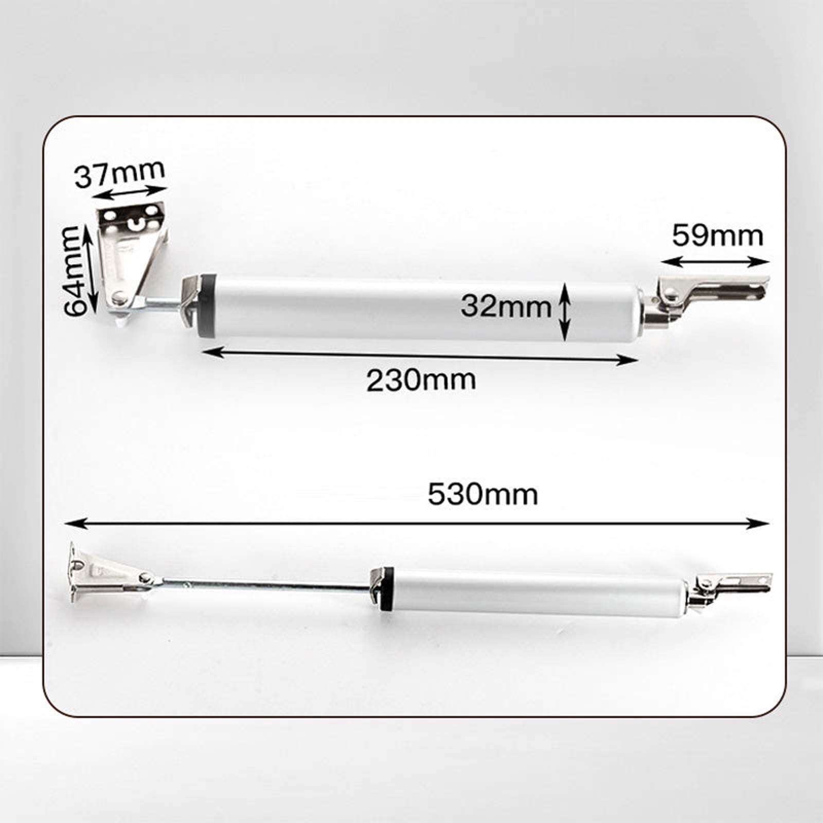 Porte Moustiquaire en Aluminium Réglable, Fermeture de Porte Moustiquaire Pneumatique