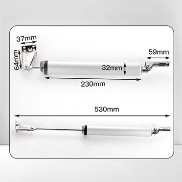 Porte Moustiquaire en Aluminium Réglable, Fermeture de Porte Moustiquaire Pneumatique
