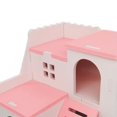 thumbnail image 2 of Small Animal Hideout PVC Hamster House Breathable Stable Cage Toy, 2 of 4