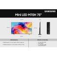 thumbnail image 2 of Téléviseur intelligent 75" Mini LED M70H 4K Vision AI (2026), 2 of 8