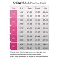 thumbnail image 3 of SHOWMALL Tunique Grande Taille pour Femmes Blouse Manches 3/4 Gris 4X Vêtements Haut Évasé Col Rond Maternité Ample, 3 of 6