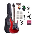 thumbnail image 1 of Beginner & Intermediate Full Size Electric Guitar – Red Gloss, HSS Pickups, Tremolo Bridge, Maple Neck, 1 of 7