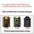 thumbnail image 2 of Battery adapter for De*walt 18v 20V 60V Battery use on Worx-6Pin Power tools, 2 of 3