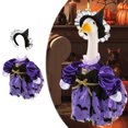thumbnail image 2 of Hoosue Porch Goose Outfits Halloween Gothic Style Pumpkin Bat Decor, 2 of 9
