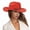 Orange, variante sur Chapeau de Cowboy Western pour Femmes Hommes à Grand Bord Soleil Plage Extérieur Style Cattleman
