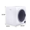 thumbnail image 2 of Equator Compact Vented Sensor Dryer 3.5cf/13lbs 110V Bottom control DIGITAL, 2 of 12