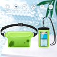 thumbnail image 2 of MATEPROX Waterproof Phone Pouch, Universal Water Proof Case Bags with Lanyard/Arm/Waist Strap, 2 Packs, 2 of 6