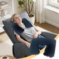 thumbnail image 1 of Comfortable Travel Neck Pillow, PVC Flocked U Shaped Cushion, Inflatable Cervical Support Pillow, Soft Velour Cover, Lightweight Portable, For Aviation, Outdoor, Home, 1 of 6