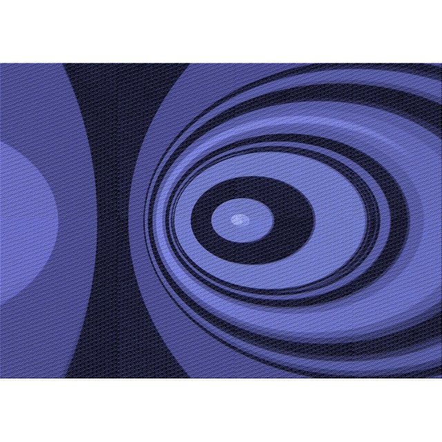 Ahgly Company Machine Washable Indoor Rectangle Transitional Midnight Blue Area Rugs, 4' x 6'