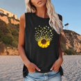 thumbnail image 2 of Birdeem Womens Sleeveless Top V-Neck Pullover Printing Vest, 2 of 4