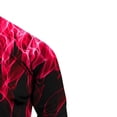 thumbnail image 4 of XZNGL Flame Print Round Neck Long Sleeve Mens Tshirt, 4 of 9