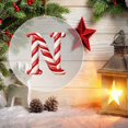 thumbnail image 5 of 26 Letter Ornament Cane Candy Letter Ornament, 5 of 5