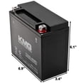 thumbnail image 3 of KMG Battery Compatible with Yamaha 1000 RX1000R RX All Models 2003-2005 YTX20L-BS Sealed Maintenance Free Battery High Performance 12V SMF OEM Replacement Powersport, 3 of 3