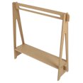 thumbnail image 4 of Mini Doll Clothes Rack Miniature Clothes Wood Display Stand Doll House Garment Rack Decor, 4 of 7