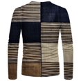 thumbnail image 5 of CEHVOM Men's Loose Round Neck 3d Printing Long-sleeved T-shirt Top Sale, 5 of 5