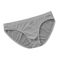 thumbnail image 1 of EOYWHK Men Cooling Silk Brief Low Rise Stretch Nylon Underwear Breathable Seamless Swim Trunks ,M-3XL, 1 of 2