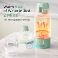 thumbnail image 3 of Momcozy Portable Milk Warmer for Travel, Portable, Fast Heating, & Momcozy Bottle Brush Kit, Innovative Push-Press Design for Better Cleaning, 3 of 12