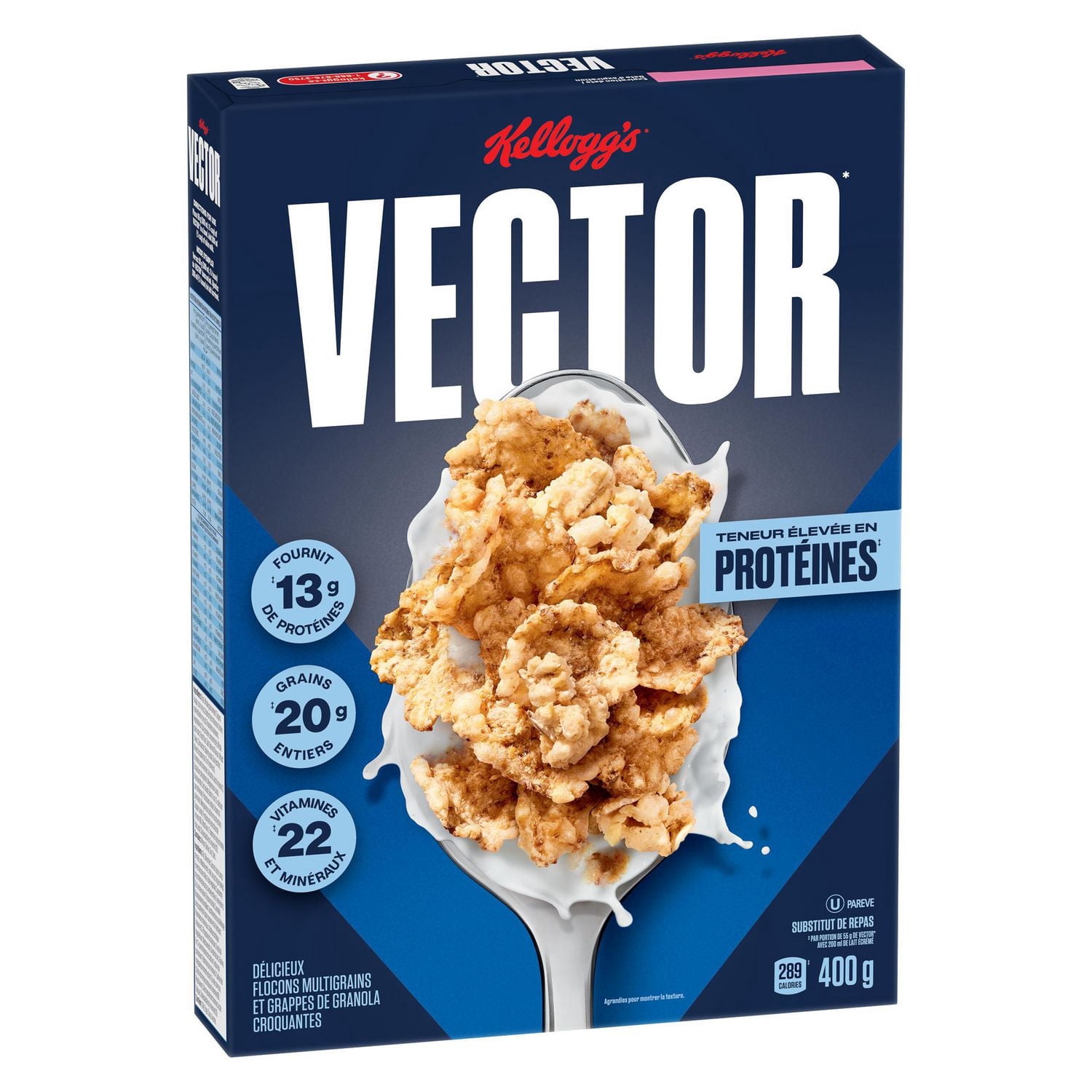 Substitut de repas Vector de Kellogg's (céréales), 400 g