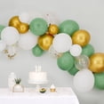 thumbnail image 4 of Green Gold balloon arch, 4 of 4