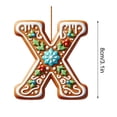 thumbnail image 3 of LSLJS 26 Letters Christmas Tree Decoration Pendant Christmas Tree Ornaments Personalized DIY Christmas Ornaments Christmas Decorations Xmas Tree Hanging Decor, 3 of 5