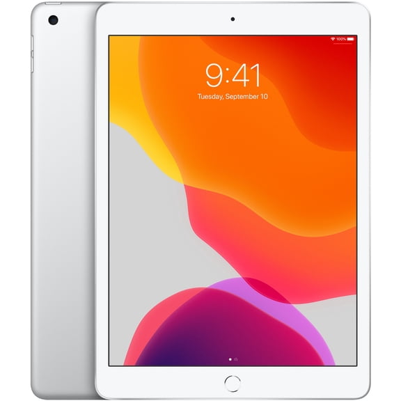 iPad Apple Remis à Neuf 7e Gén. - Wi‐Fi Seulement - 128 Go - iPad Argent (2019) 10,2 Po - État Correct