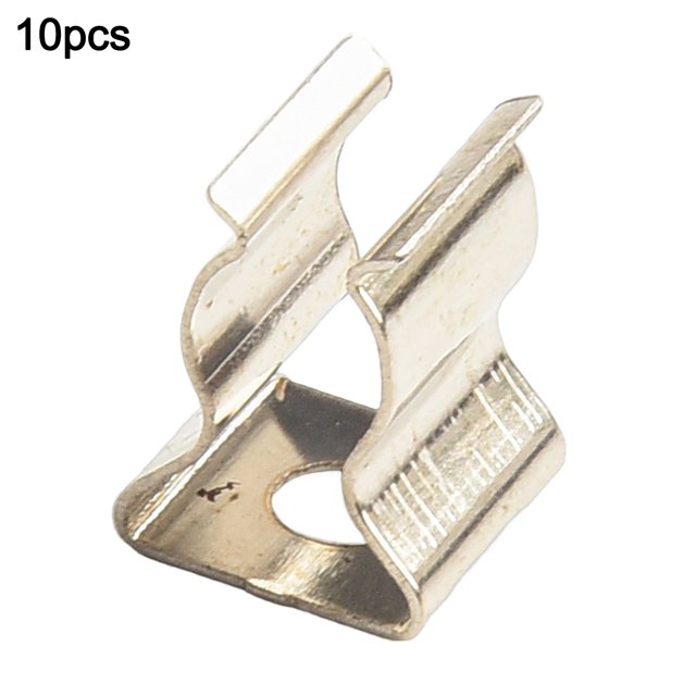 10Pcs Tools Spring Terry Clips Stainless Steel 6/10/12/16/19/25/28mm Garages Cabinets Tools Storage Narrow Base Tool Pipes Clamp 6mm