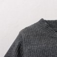 thumbnail image 4 of Kmbangi Barboteuse Tricotée pour Bébé avec Col Rond, Boutons, Haut à Lacets, Pantalon Jogger, 4 of 7