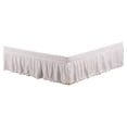 thumbnail image 2 of EGNMCR Jupe de Lit Antidérapante Jupe de Lit Élastique Plissée Jupe de Lit Élastique Tombante Jupe de Lit Style Hôtel Jupe de Lit Adaptée pour Maison Hôtel Matelas de Printemps Jupe de Lit en Polyester, 2 of 6