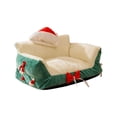 thumbnail image 2 of Iumwxz Pet Bed for Cats and Small Dogs Semi Enclosed Design with Removable Washable Cover 19.69 x 13.78 x 9.84 Inches Soft Inner Pad and Non Slip Base for Comfort and Security, 2 of 6