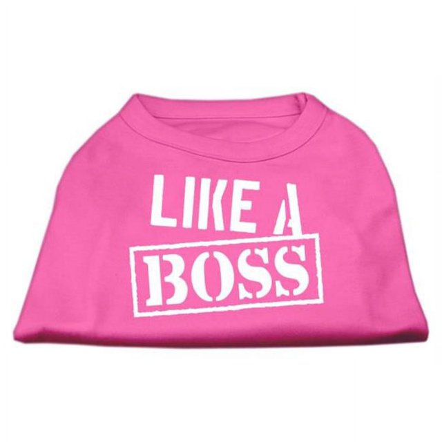 Comme une Chemise de Patron Sérigraphiée Rose Vif Lg (14)