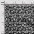 thumbnail image 2 of oneOone Polyester Spandex Gray Fabric Tropical Sewing Material Print Fabric By The Yard 56 Inch Wide, 2 of 5
