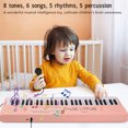 thumbnail image 3 of 54 Key Kids Keyboard Piano,Portable Music Keyboard Electric Piano Toys with Microphone Dual Power Supply System for Kids, 3 of 7