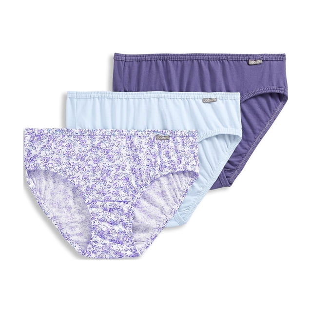 Jockey Bikini Elance 100 % Coton pour Femme - Lot de 3
