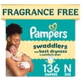 thumbnail image 1 of Couches Pampers Swaddlers, taille 0, 136 unités, 1 of 29