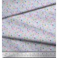 thumbnail image 3 of Soimoi Moss Georgette Fabric Flower Artistic Print Sewing Fabric Yard 42 Inch Wide, 3 of 3