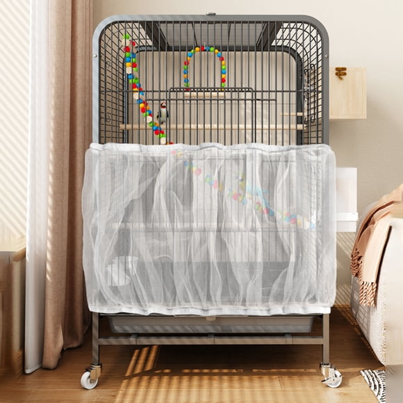 Decoration Breathable Mesh Bird Cage Cover Medium Size Pet Supplies Bird Accessories Aviary Netting For Parrots